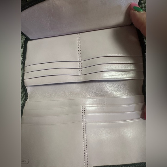 Authentic Coach Vintage Legacy Signature Brown Slim Wallet! NWT - Picture 4 of 7